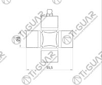 Крестовина TG-CJCS039/GUD-81 * Ti•GUAR