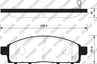 Тормозные колодки TG-767C/PN3809 (КЕРАМИКА)* Ti·GUAR